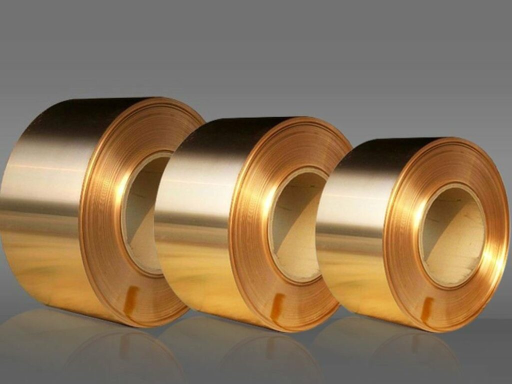 Бронзовая лента 0,9 мм БрНБТ ГОСТ 1761-2016