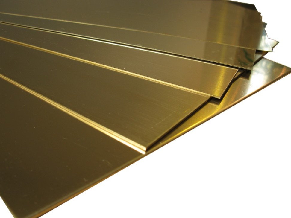 Латунный анод Горячекатаный 1100 мм 350 мм 8 мм Л68 ГОСТ 2208-2007