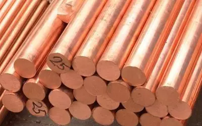 Медно-никелевый пруток нейзильбер мм 7 МНЦ15-20 ТУ 48-21-84-72