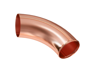 Медный отвод под пайку 45 градусов 22 мм 0.9 мм М1ф ГОСТ 32590-2013