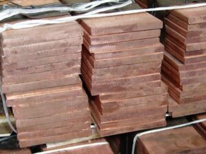 Медная плита горячекатаная 1000 мм 150 мм 33 мм М1 ГОСТ 1173-2006