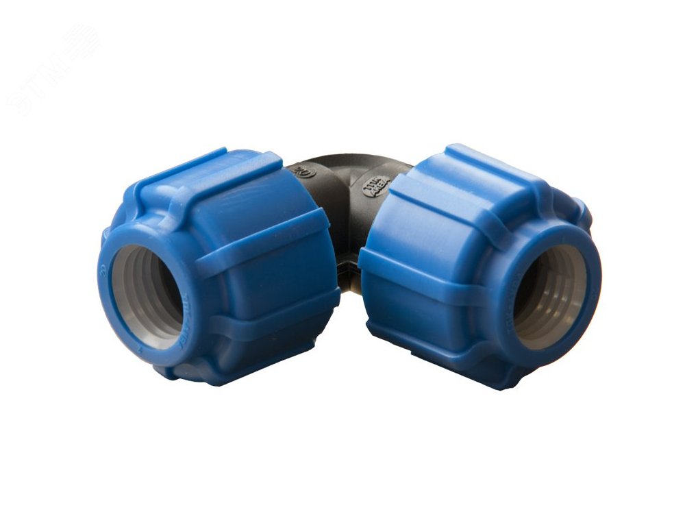 Отвод ПНД компрессионный 50 х 1 1/2" с внутренней резьбой