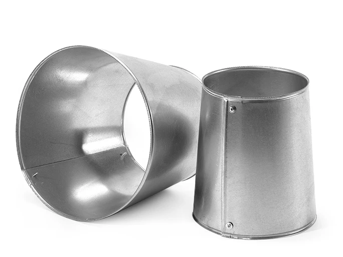 Переход алюминиевого кожуха 210 мм