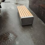 Бетонные скамейки для: Корпуса института МФЮА