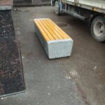 Бетонные скамейки для: Корпуса института МФЮА
